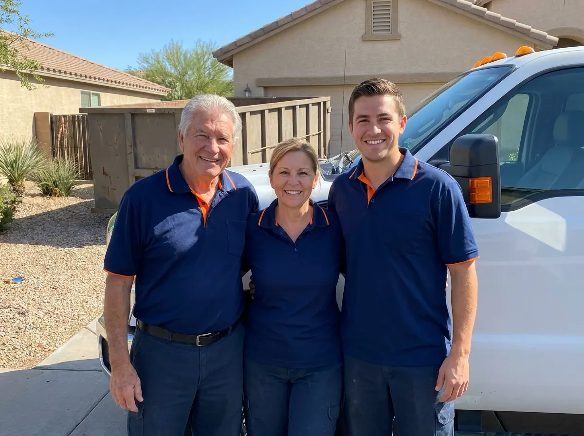 Luccas Dumpster Rental dumpster rental team in Peoria, AZ
